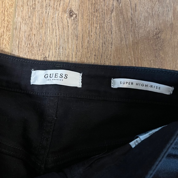 Black Guess Jeggings New Without Tags - Picture 3 of 4